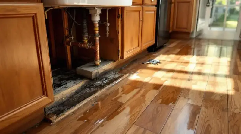 Kitchen Leak Damage Repair Irving