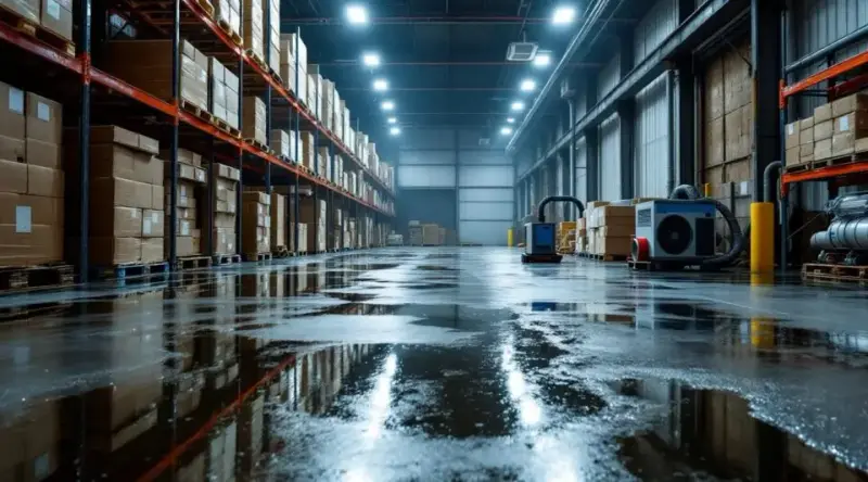 Warehouse Water Damage Cleanup Irving